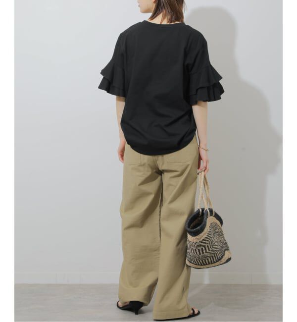 JOURNAL STANDARD relume「《WEB限定追加予約》天竺フリルTEE」|Tシャツ・カットソー|