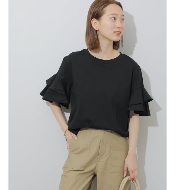JOURNAL STANDARD relume「《WEB限定追加予約》天竺フリルTEE」|Tシャツ・カットソー|