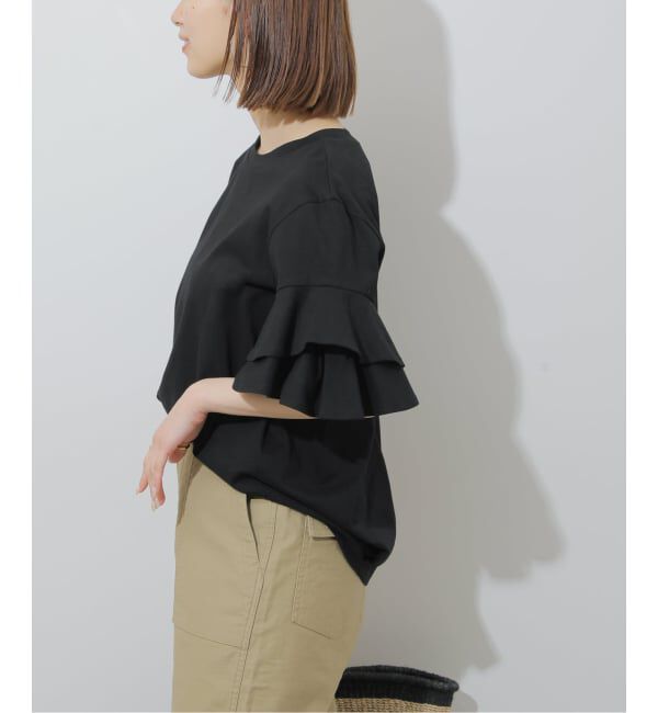 JOURNAL STANDARD relume「《WEB限定追加予約》天竺フリルTEE」|Tシャツ・カットソー|