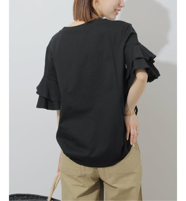 JOURNAL STANDARD relume「《WEB限定追加予約》天竺フリルTEE」|Tシャツ・カットソー|