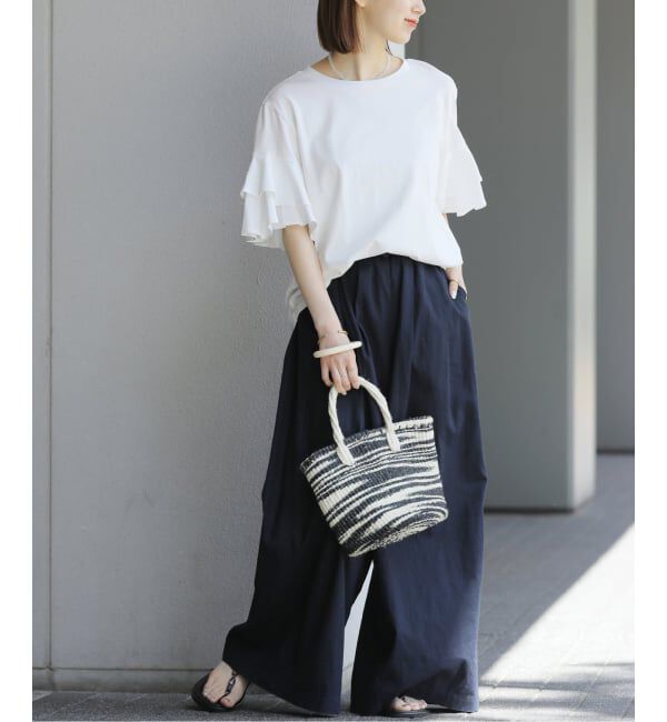 JOURNAL STANDARD relume「《WEB限定追加予約》天竺フリルTEE」|Tシャツ・カットソー|