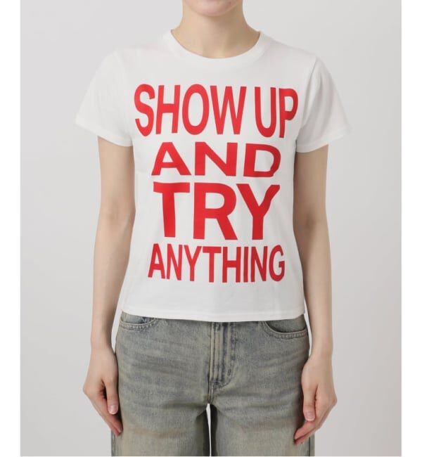 Oriens JOURNAL STANDARD「《追加予約》SHOW UP プリントTEE」|Tシャツ・カットソー|