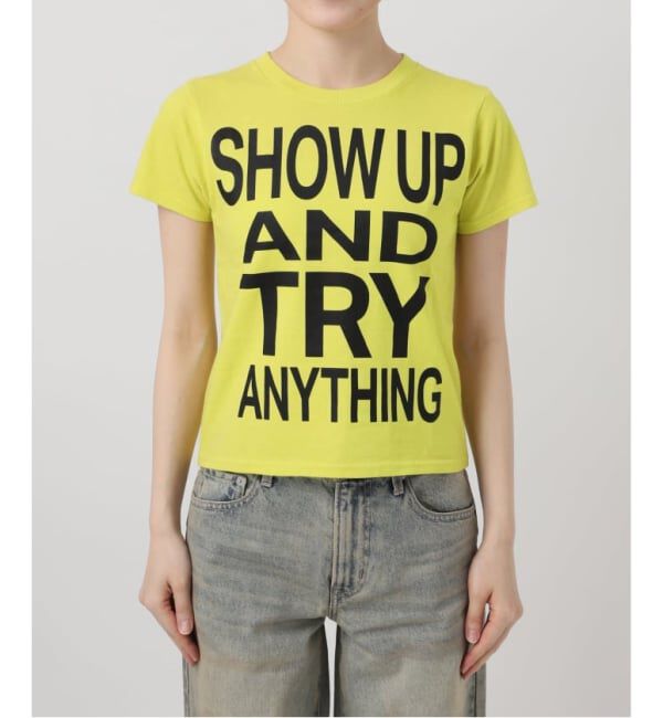 Oriens JOURNAL STANDARD「《追加予約》SHOW UP プリントTEE」|Tシャツ・カットソー|