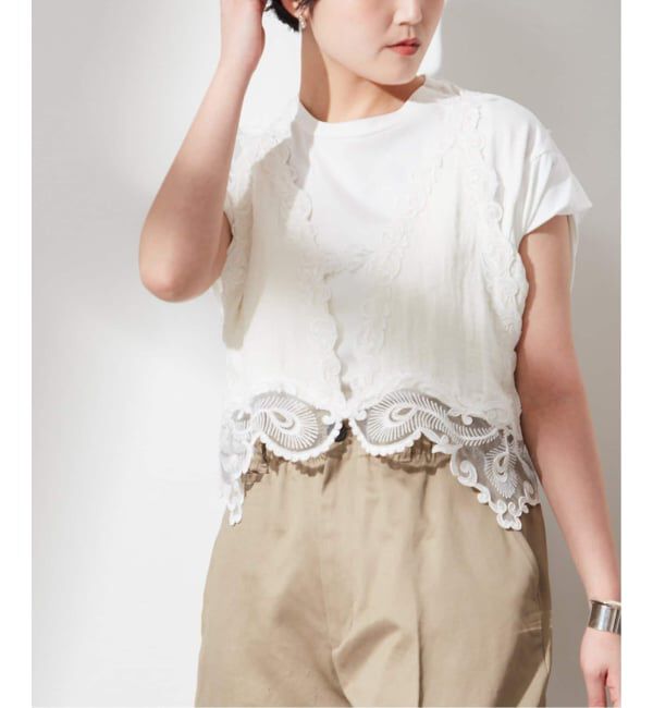 journal standard L'essage「《追加予約》MAURIZIO MYKONOS/マウリツィオ ミコノス TOP ブラウス W8300577」|シャツ・ブラウス|