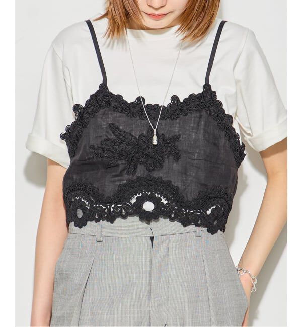 journal standard L'essage「《追加予約》MAURIZIO MYKONOS/マウリツィオ ミコノス TOP：ブラウス W08560781」|シャツ・ブラウス|ブラック