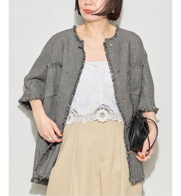 journal standard L'essage「《追加予約》MAURIZIO MYKONOS/マウリツィオ ミコノス TOP：ブラウス W08560781」|シャツ・ブラウス|