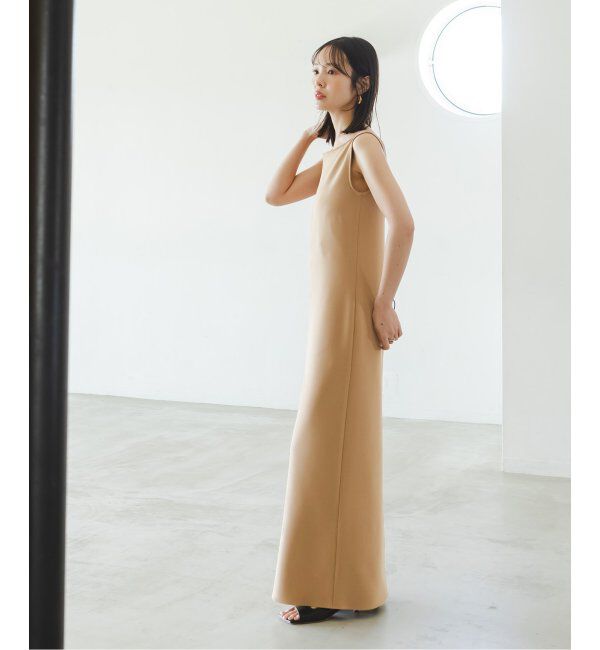 NOBLE「【洗える】ニットライクジョーゼット2wayワンピース」|ワンピース|