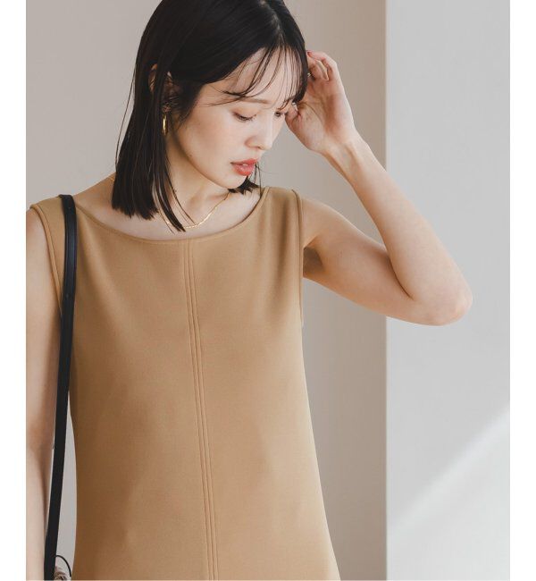 NOBLE「【洗える】ニットライクジョーゼット2wayワンピース」|ワンピース|