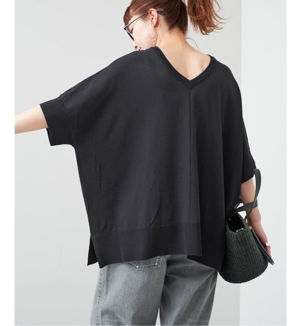 Spick and Span「《一部店舗+WEB限定 / 追加予約》14GWASHABLE2WAYポンチョプルオーバー」|ニット・セーター|