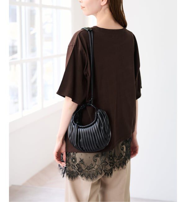 U by SPICK&SPAN「《予約》ハーフスリーブレースTEE」|Tシャツ・カットソー|