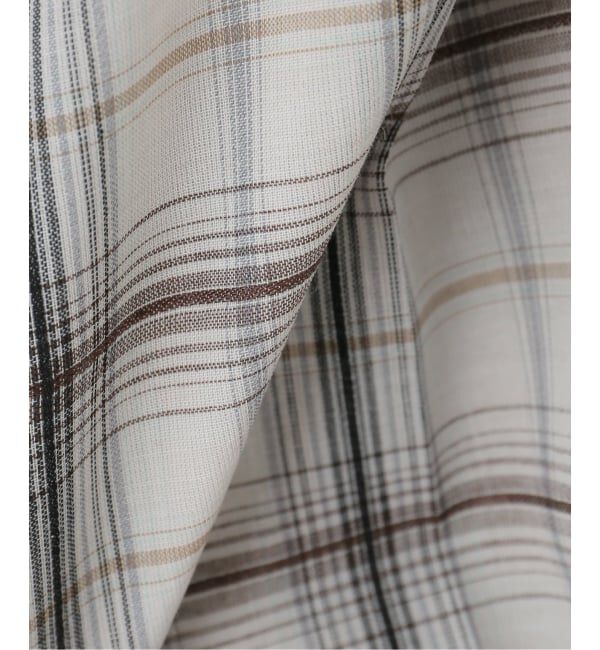 Spick and Span「《セットアップ可》2タックチェックパンツ」|スラックス|