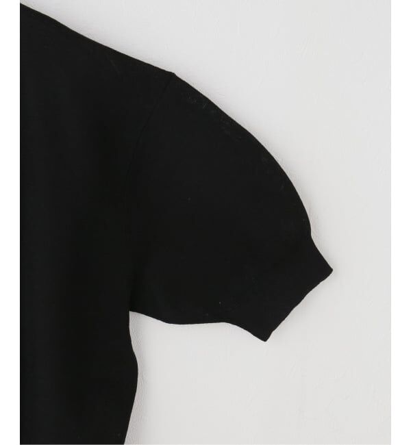 Spick and Span「《手洗い可》シアーミラノリブパフスリーブプルオーバー」|ニット・セーター|