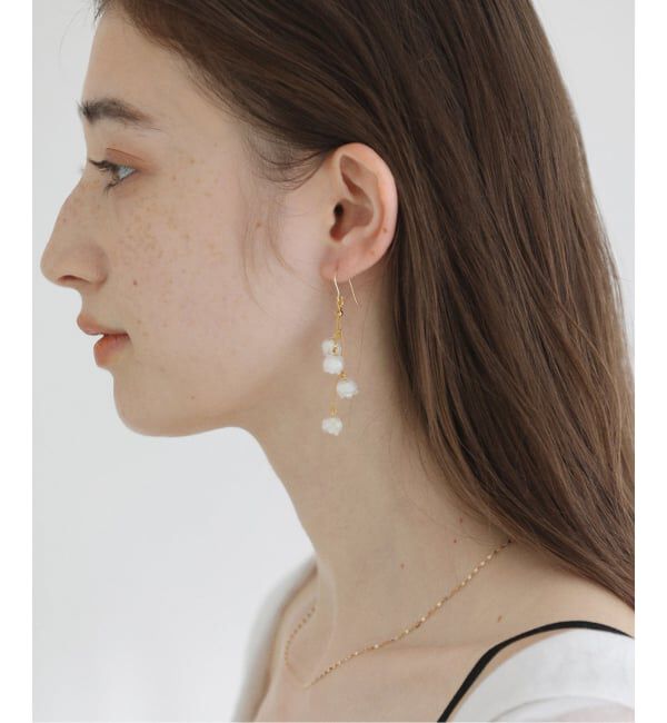  「alpaca to hana/アルパカトハナ　鈴蘭4粒ピアス」|ピアス|