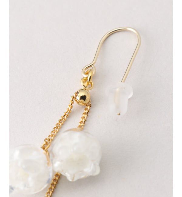  「alpaca to hana/アルパカトハナ　鈴蘭4粒ピアス」|ピアス|