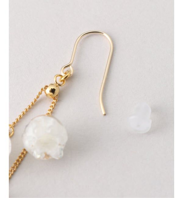  「alpaca to hana/アルパカトハナ　鈴蘭4粒ピアス」|ピアス|