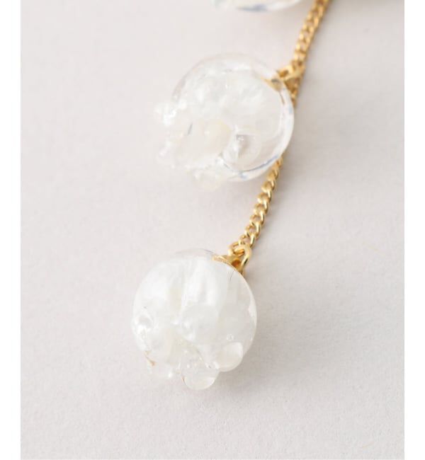  「alpaca to hana/アルパカトハナ　鈴蘭4粒ピアス」|ピアス|