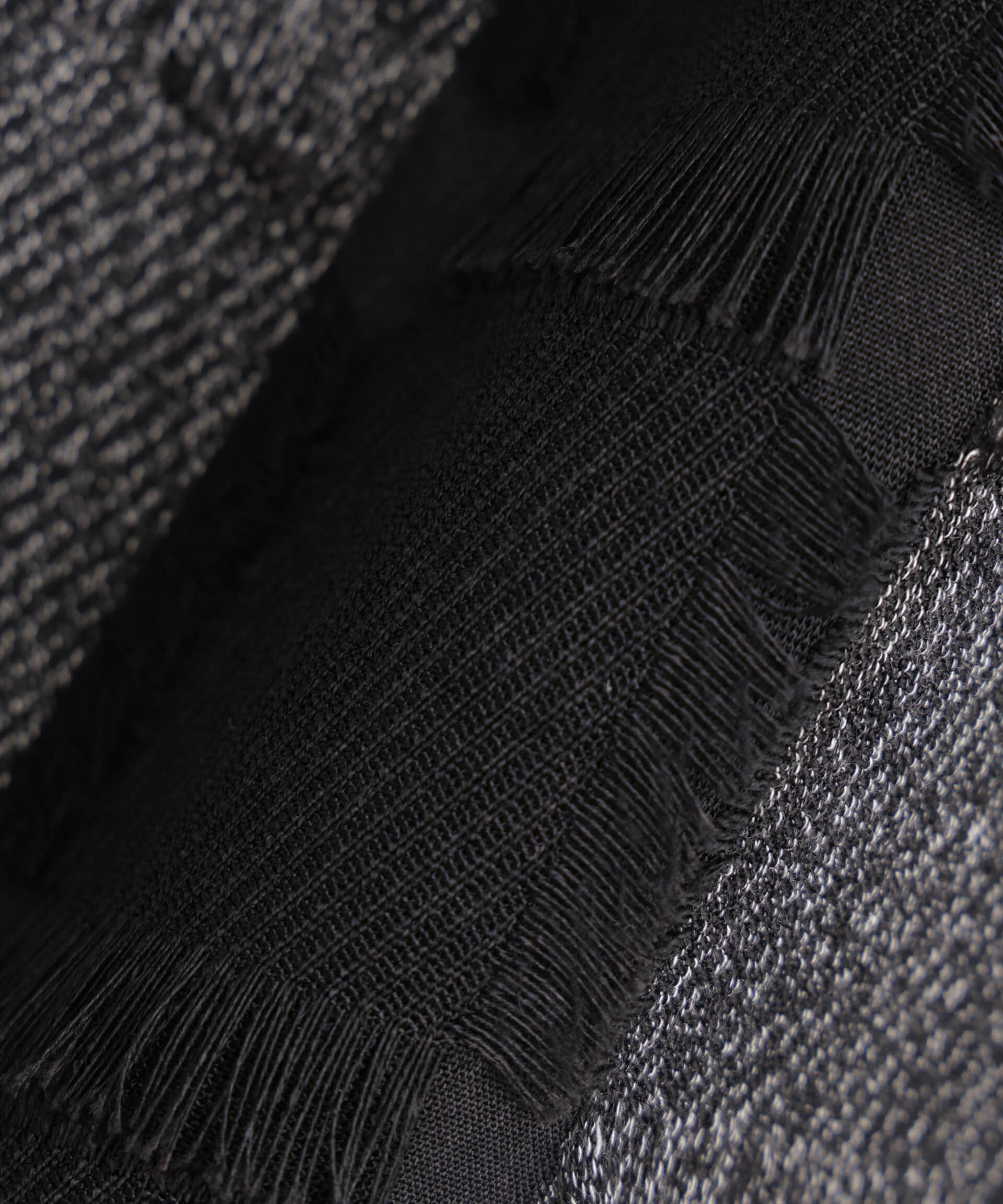 nano･universe「カットジャガードフリンジシャツ」|シャツ・ブラウス|