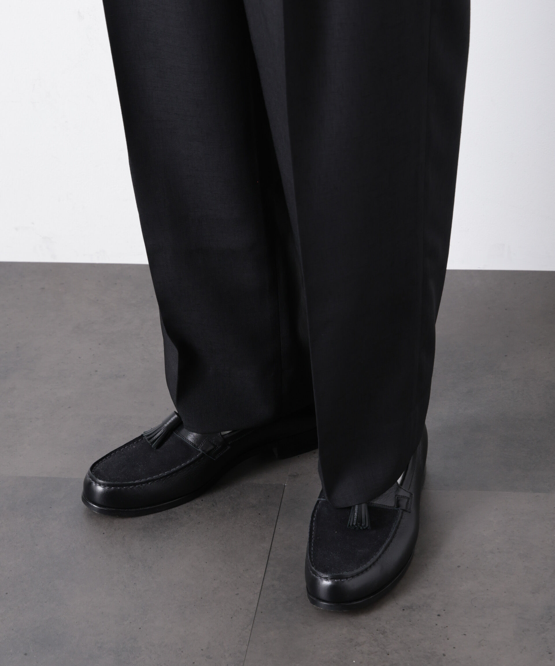 nano･universe「テックリネン スラックス(セットアップ可)」|チノ|