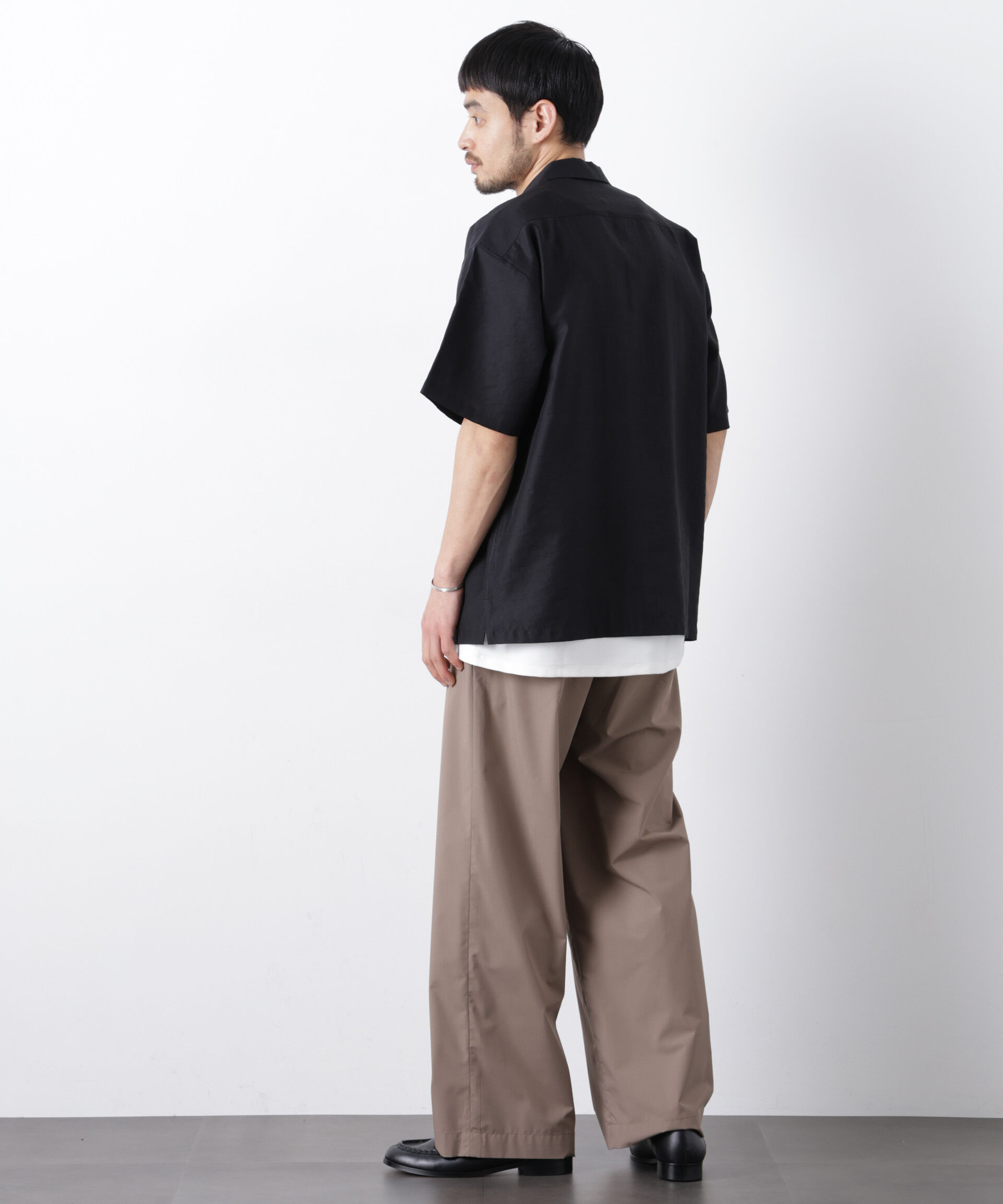 nano･universe「オープンカラーキューバシャツ」|シャツ・ブラウス|