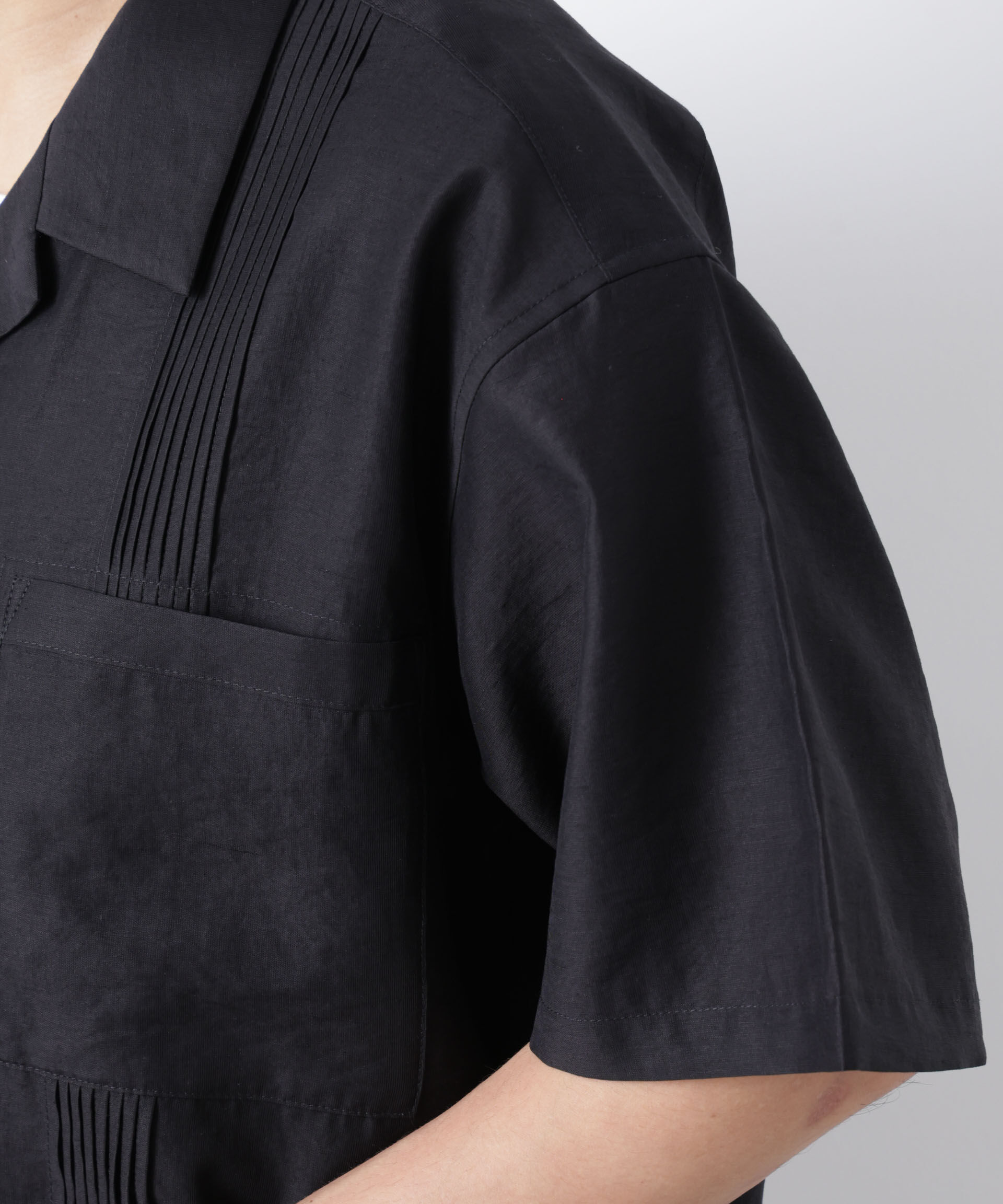 nano･universe「オープンカラーキューバシャツ」|シャツ・ブラウス|