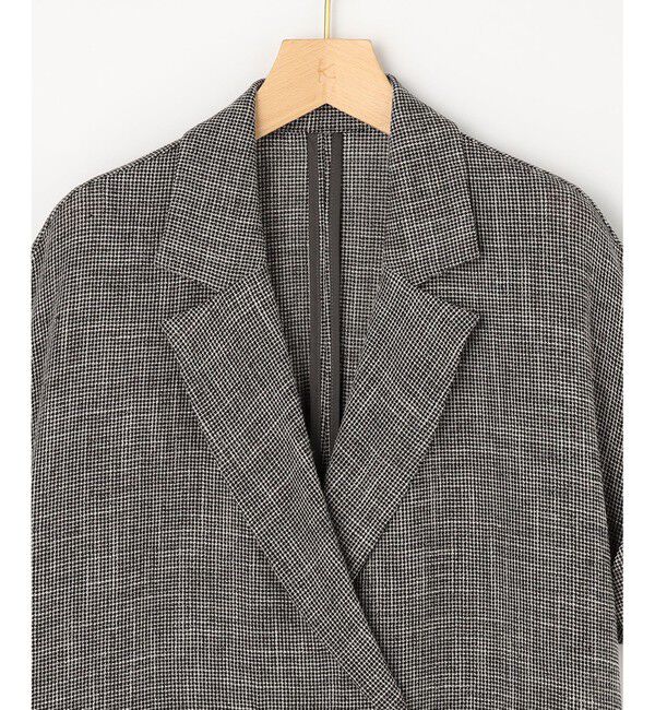 組曲「【WEB限定】メランジレノクロス バックペプラムジャケット」|テーラードジャケット|