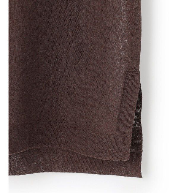 23区「【見上愛さん着用/WEB&一部店舗限定カラーあり】シアー ポロニット」|ニット・セーター|