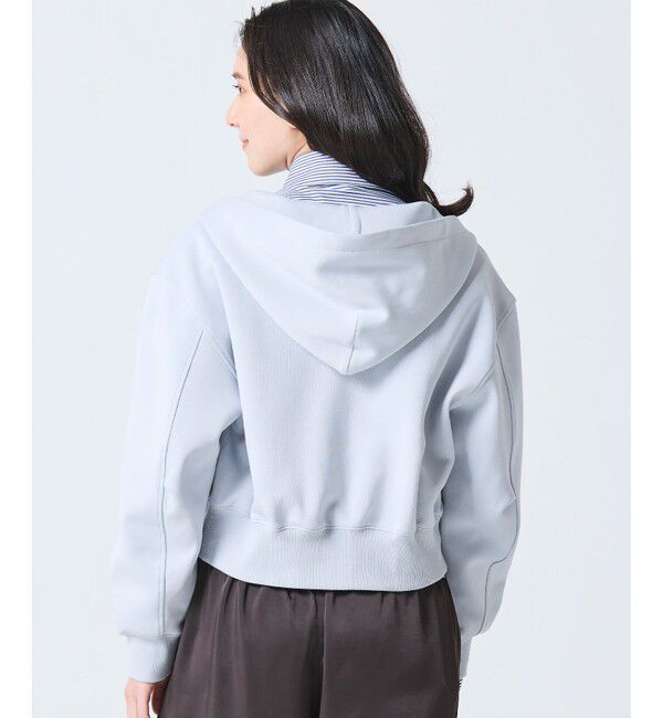 LACOSTE「ダブルフェイスジャージジップフーディー」|パーカー|