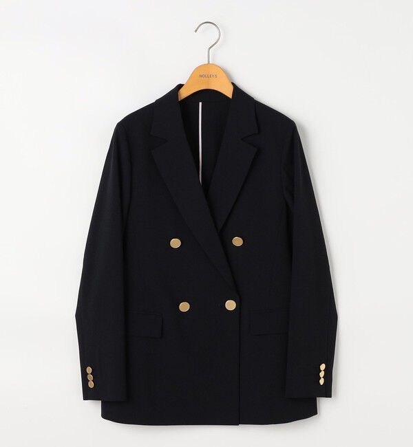 NOLLEY'S「ウォッシャブル麻調スラブWジャケット」|テーラードジャケット|