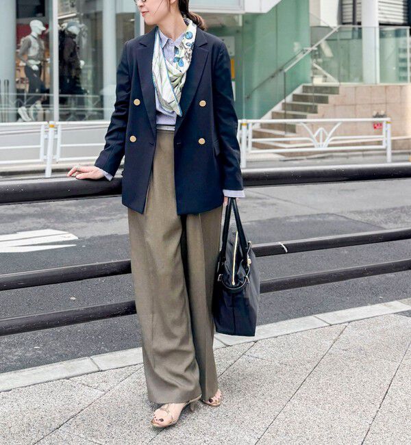 NOLLEY'S「ウォッシャブルラップ風ワイドパンツ」|その他|