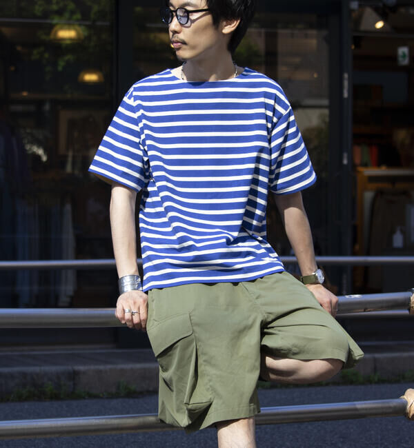 GLOSTER「【GLOSTER/グロスター】バスクシャツ ボーダーTシャツ ショートスリーブ」|Tシャツ・カットソー|