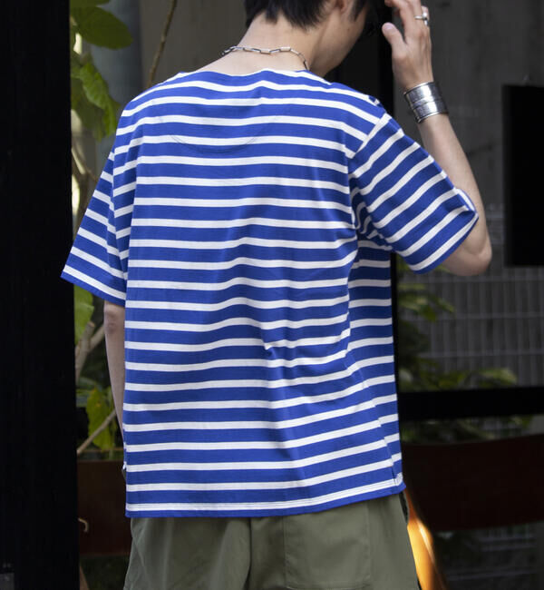 GLOSTER「【GLOSTER/グロスター】バスクシャツ ボーダーTシャツ ショートスリーブ」|Tシャツ・カットソー|