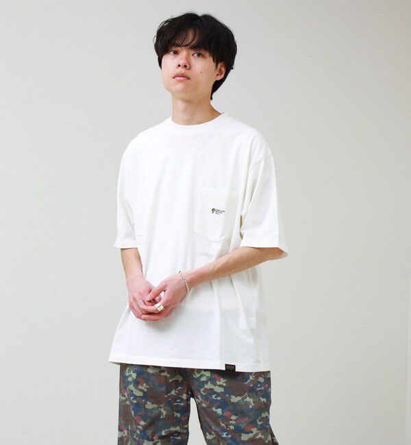 GLOSTER「【PENDLETON/ペンドルトン】Logo EMB Pocket Tee」|Tシャツ・カットソー|オフホワイト