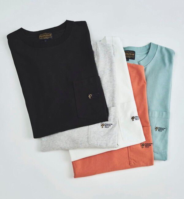 GLOSTER「【PENDLETON/ペンドルトン】Logo EMB Pocket Tee」|Tシャツ・カットソー|