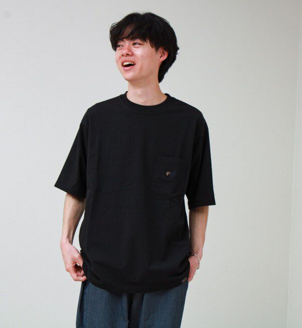 GLOSTER「【PENDLETON/ペンドルトン】Logo EMB Pocket Tee」|Tシャツ・カットソー|ブラック