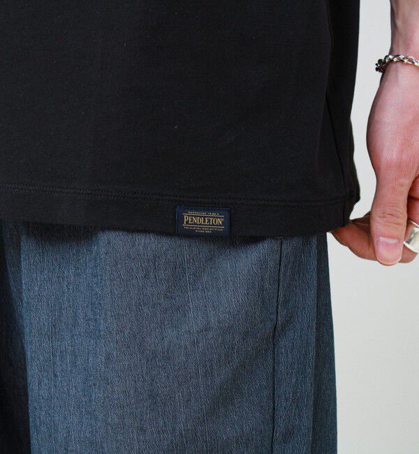 GLOSTER「【PENDLETON/ペンドルトン】Logo EMB Pocket Tee」|Tシャツ・カットソー|