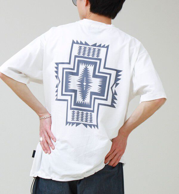 GLOSTER「【PENDLETON/ペンドルトン】CALCULO&times;SOLOTEX Tee」|Tシャツ・カットソー|オフホワイト
