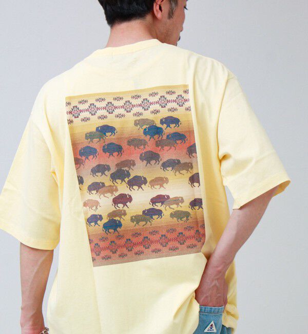GLOSTER「【PENDLETON/ペンドルトン】Back Print Tee」|Tシャツ・カットソー|