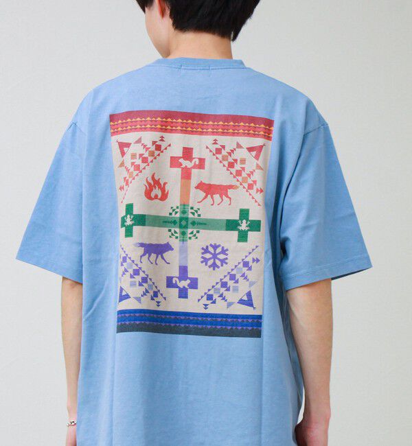 GLOSTER「【PENDLETON/ペンドルトン】Back Print Tee」|Tシャツ・カットソー|サックス