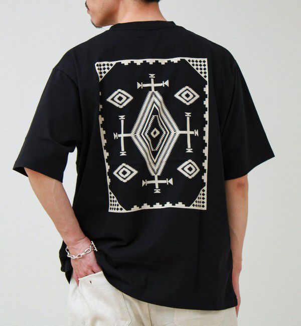 GLOSTER「【PENDLETON/ペンドルトン】Back Print Tee」|Tシャツ・カットソー|ブラック