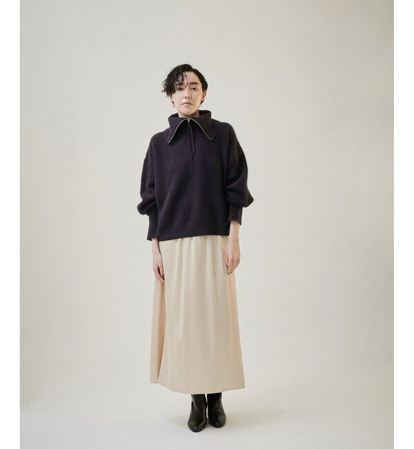 SALON adam et rope'「シルクフレアースカート【セットアップ対応】【洗える】」|スカート|