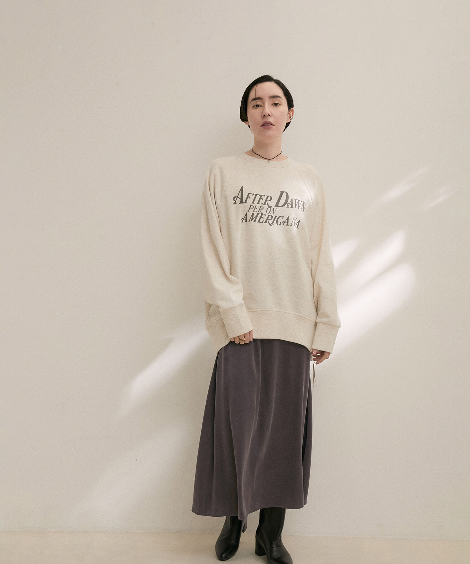 SALON adam et rope'「シルクフレアースカート【セットアップ対応】【洗える】」|スカート|