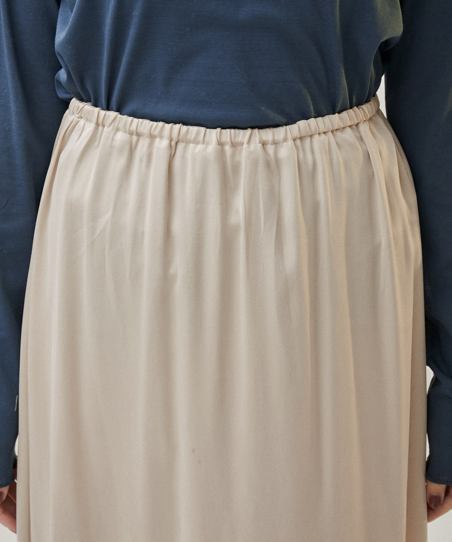 SALON adam et rope'「シルクフレアースカート【セットアップ対応】【洗える】」|スカート|