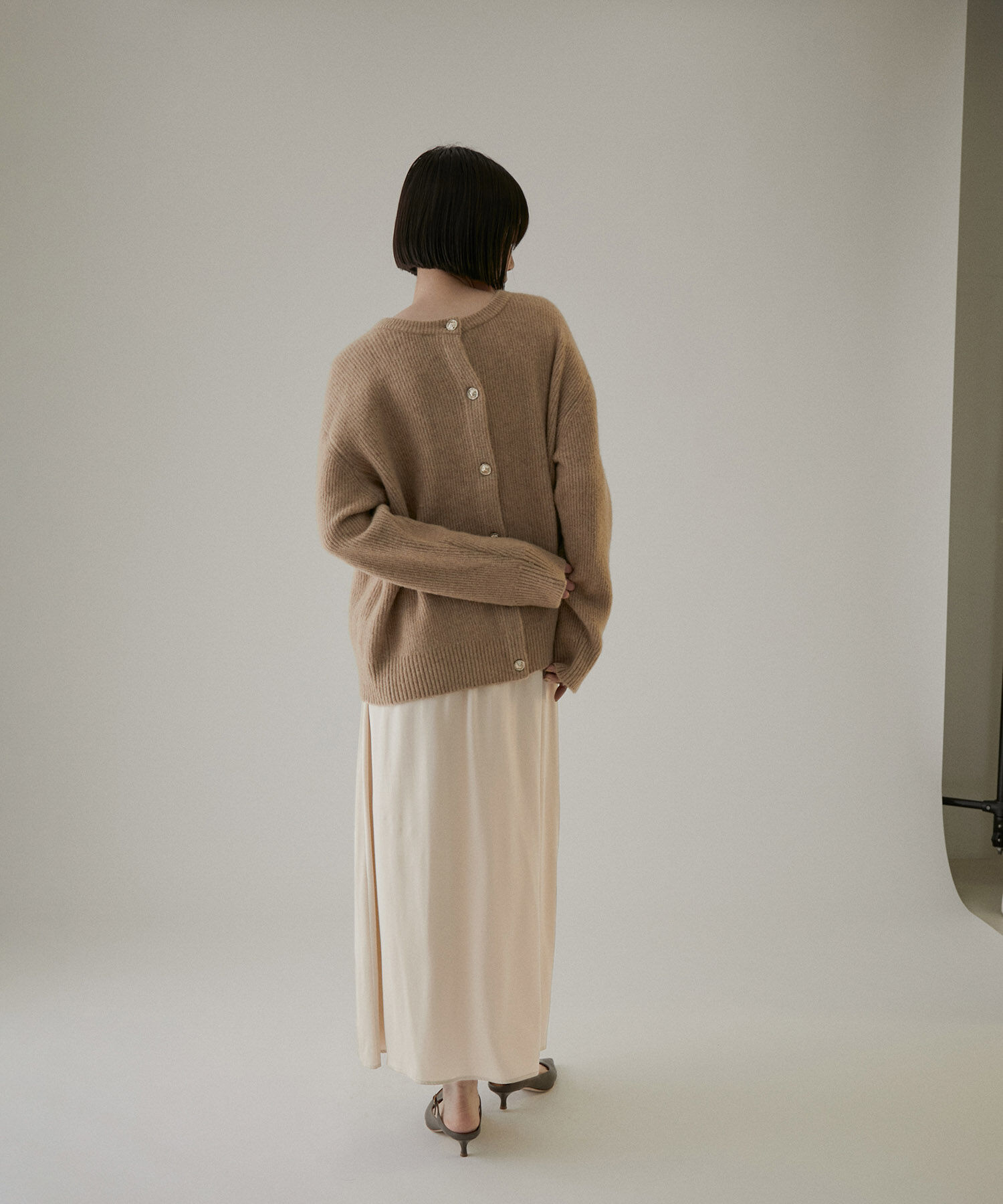 SALON adam et rope'「シルクフレアースカート【セットアップ対応】【洗える】」|スカート|