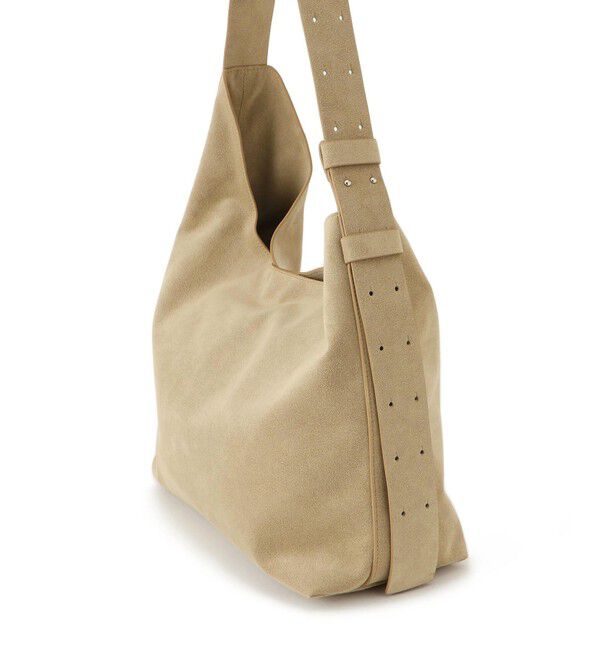 SALON adam et rope'「【W S（ドゥーブル）】Ultrasuede(R)ホーボーバッグ」|ショルダー・メッセンジャー|