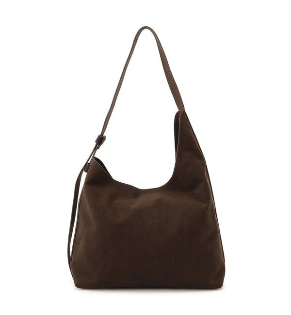 SALON adam et rope'「【W S（ドゥーブル）】Ultrasuede(R)ホーボーバッグ」|ショルダー・メッセンジャー|