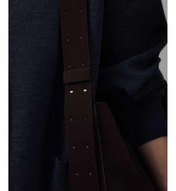 SALON adam et rope'「【W S（ドゥーブル）】Ultrasuede(R)ホーボーバッグ」|ショルダー・メッセンジャー|