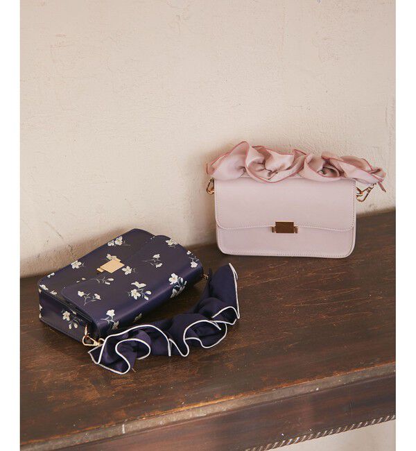 VIS「【DILIGENCE PARLOUR】VIS別注モデルフリルハンドル付き2WAYバッグ」|ハンドバッグ|