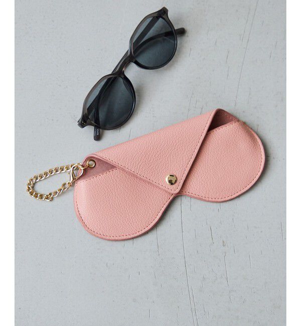 VIS「ハートカットサングラスケース」|ポーチ|ピンク(63)
