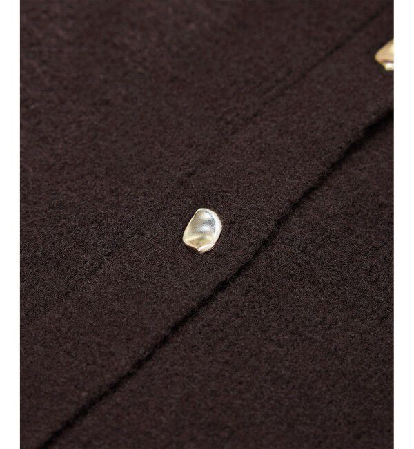 Rope&rsquo;Picnic「【新色追加】スフレニットシリーズ 変形メタルボタンミドル丈カーディガン/イージーケア・リンクコーデ」|カーディガン|