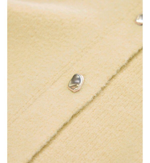 Rope&rsquo;Picnic「【新色追加】スフレニットシリーズ 変形メタルボタンミドル丈カーディガン/イージーケア・リンクコーデ」|カーディガン|